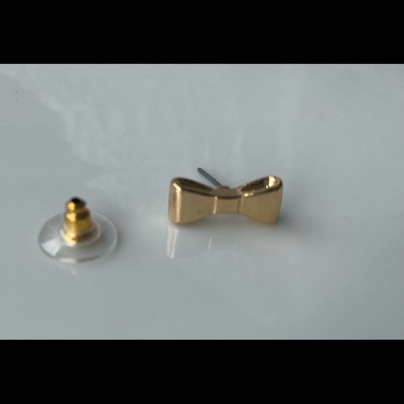 Kate Spade Gold Bow Studs - Picture 2 of 2